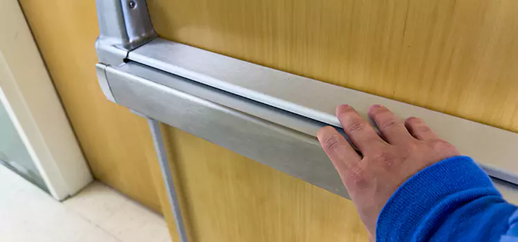 Installing a Push Bar on a Door Granger